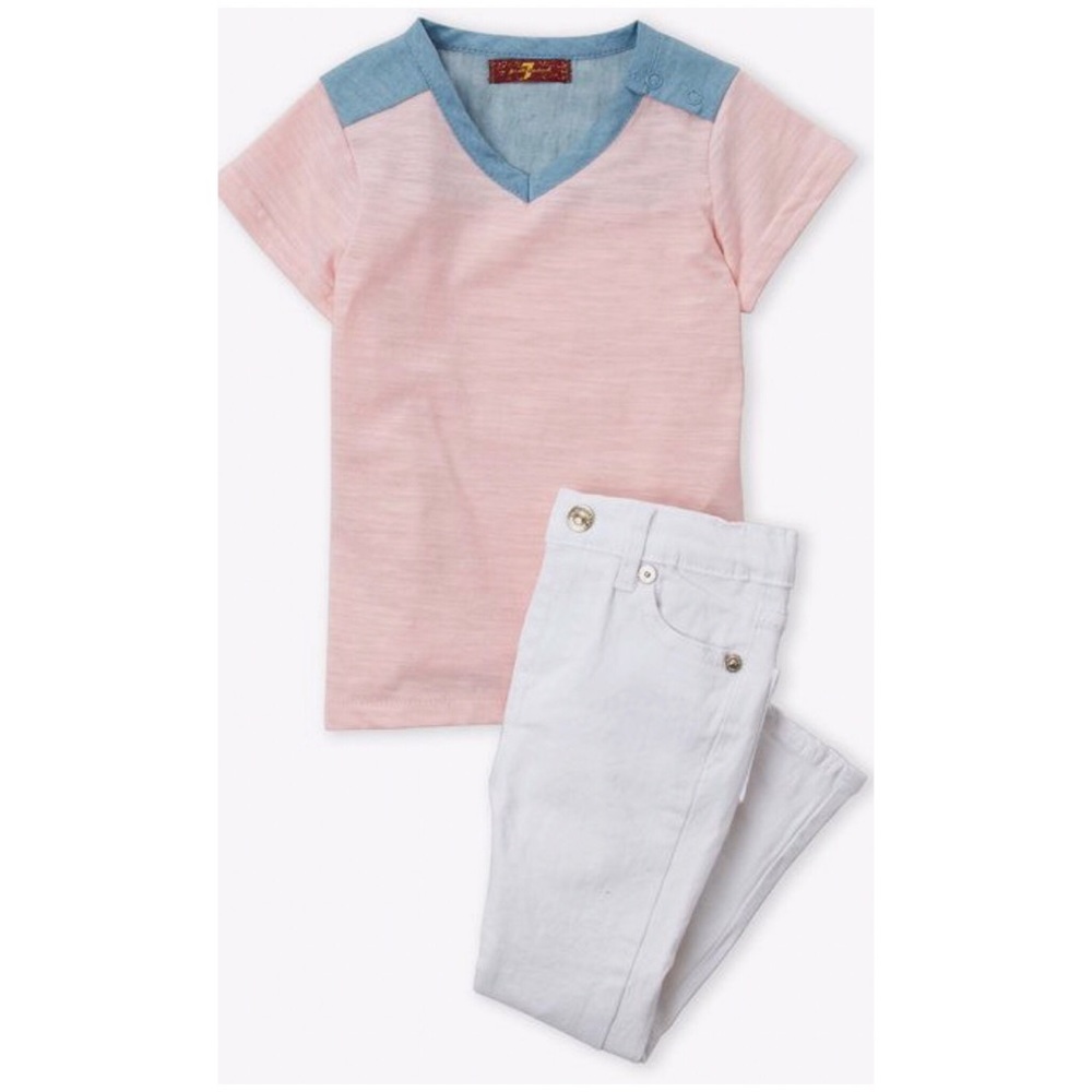 7 For All Mankind Baby Girl 2pc Set